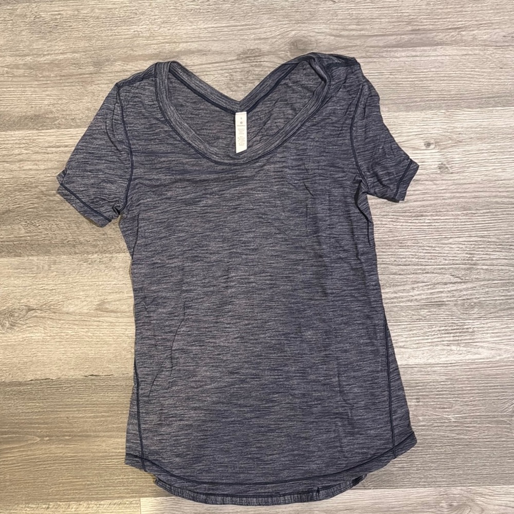 Heather Gray Women's V-Neck Top